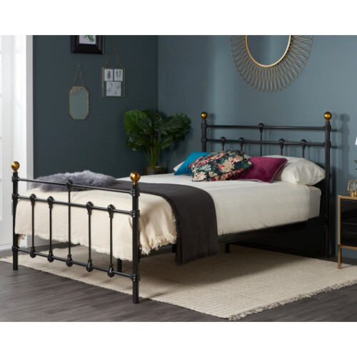 Birlea Athens Double Bed - Black 1
