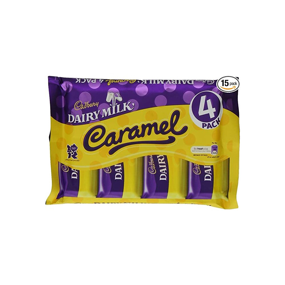 Cadbury Dairy Milk Caramel Bar 154 g (Pack of 15)