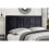Birlea Harrison King Size Bed-Black Crushed Velvet 6