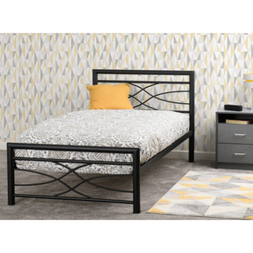 Seconique Katie Single Bed Black 1