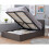 Birlea Double Beda Fabric Ottoman - Grey 3