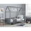 Birlea Home Bed 90cm- Grey 2