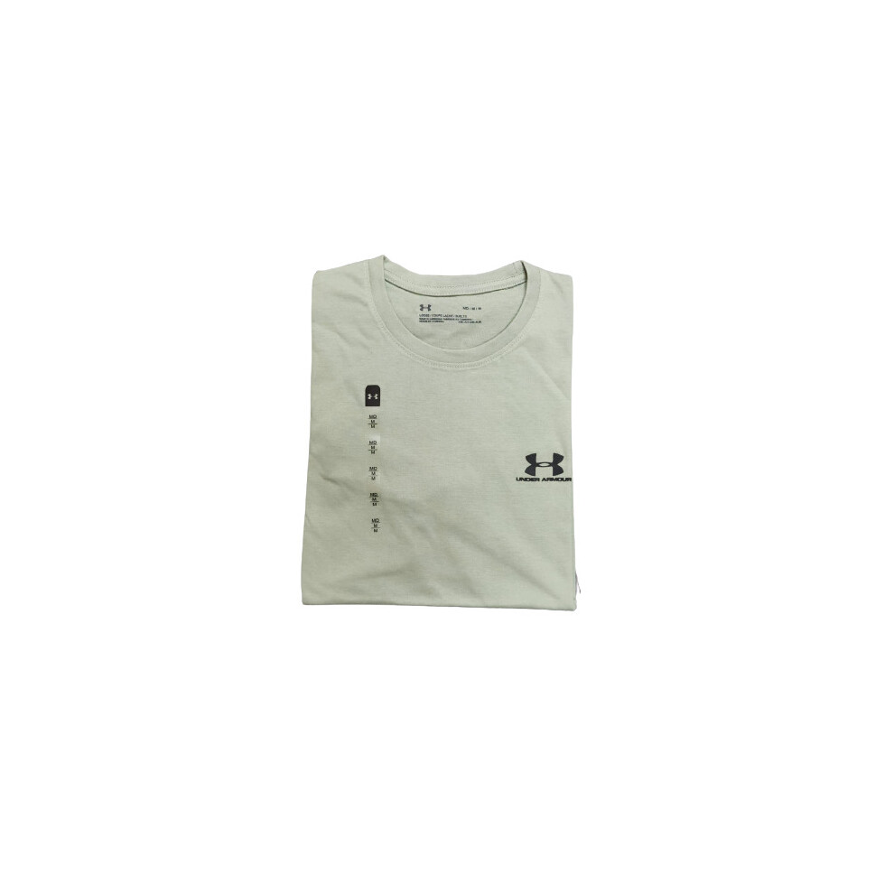 (2XL, GREY) MEN UNDER ARMOUR SHORT SLEEVE T SHIRT -COTTON