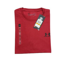 (2XL, BURGUNDY) MEN UNDER ARMOUR SHORT SLEEVE T SHIRT -COTTON
