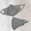 Grey Plain Cotton Face Mask: Reusable, Double-Layer, Adjustable Ear Loops, Breathable & Washable 2