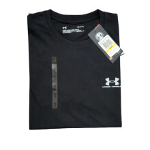 (2XL, BLACK ) MEN UNDER ARMOUR SHORT SLEEVE T SHIRT -COTTON