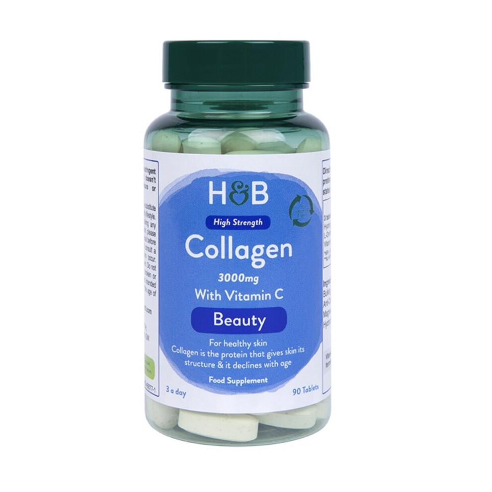 Holland & Barrett Bovine Collagen Tablet 3000mg 90 Tablets