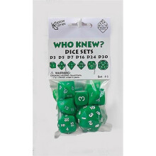 Koplow Games Grön Special Who Knew 6 Tärningsset