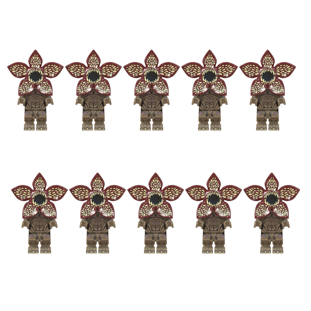 Xytgogo (10Pcs) Stranger Things Minifigure Demogorgon Blocks Toys