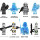 Star Wars Minifigures Fit Lego 8PCS Captain Blocks 2