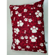 (Large Cover Onley, Red Paw) LARGE & Extra Large Dog Bed - Washable Zipped