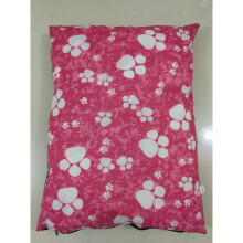 (Extra large Complete Bed(Cover+Cushion), Pink Paw) LARGE & Extra Large Dog Bed - Washable Zipped