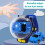 (Blue) Cartoon Watch Remote Control Car Toy USB Charging 2