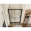 AICA (1700mm) Black Frame Sliding Shower Door Enclosure Glass 5