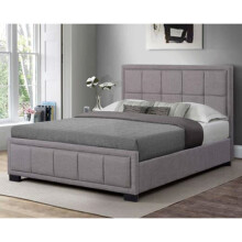 Harrison Double Bed-Grey