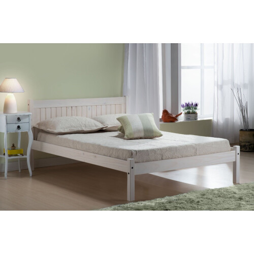 Birlea Rea Double Bed-White Washed 2