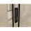 AICA (1700mm) Black Frame Sliding Shower Door Enclosure Glass 8
