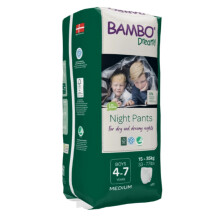 Bambo Dreamy night pants 4-7 boy (15-35kg) Pack of 10