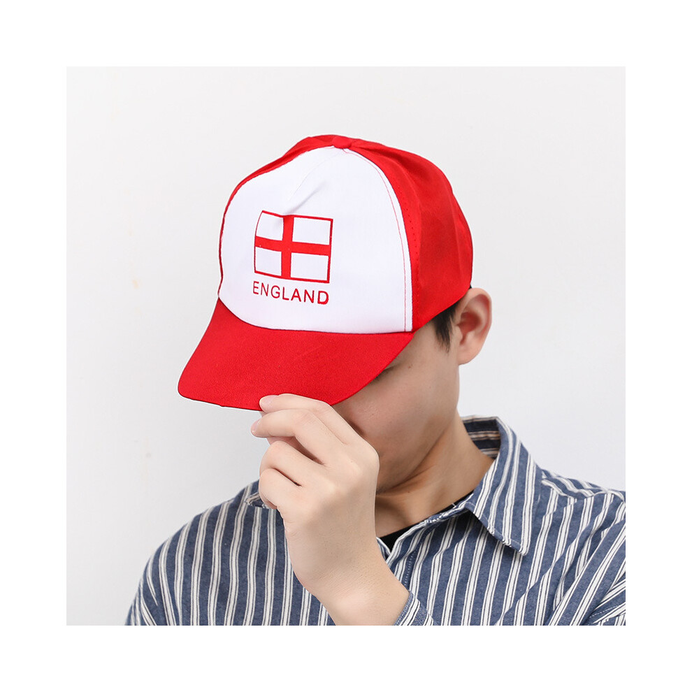 Ameego England Flag Baseball Cap - Red And White White,Red