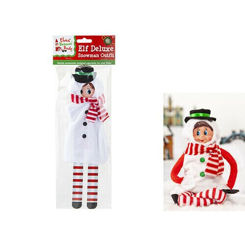 (snowman) Christmas Eleves Behavin Badly Outfits