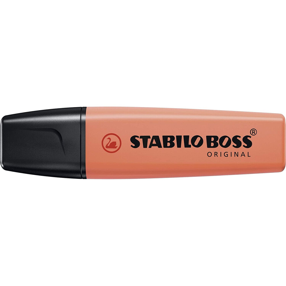 Stabilo Boss Highlighter Pens - Pastel Highlighter - MELLOW CORAL RED - Single (70/140)