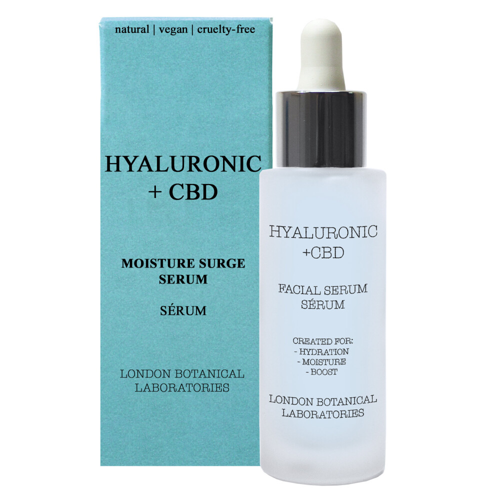 Hyaluronic Acid + CBD Moisture Surge Serum 30ml