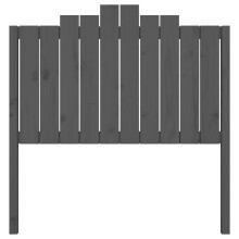 (grey, 106 x 4 x 110 cm) vidaXL Bed Headboard Bedroom Bed Header Decorative Headboard Solid Wood Pine