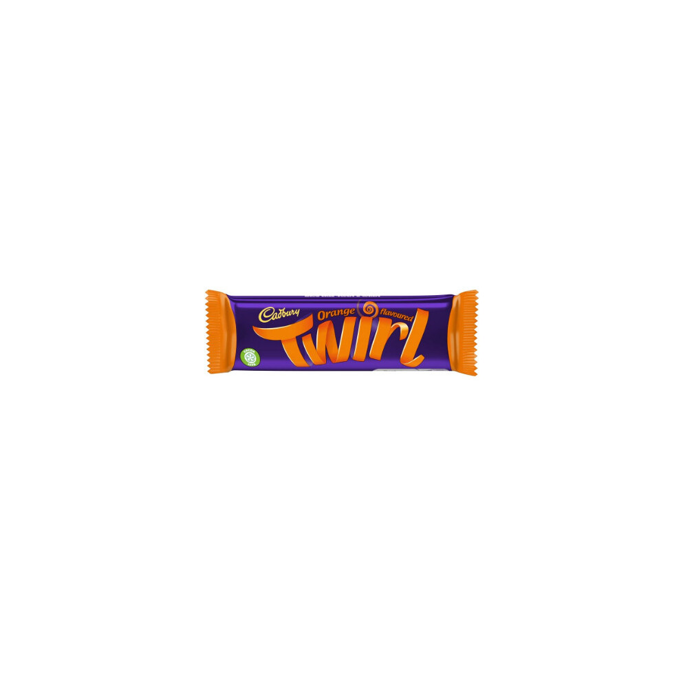 Cadbury Twirl Orange Chocolate Bar, 43 g X 6