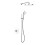 Mira-Showers Mira Evoco Dual Thermostatic Mixer Shower Adjustable Fixed Heads Chrome Modern 10