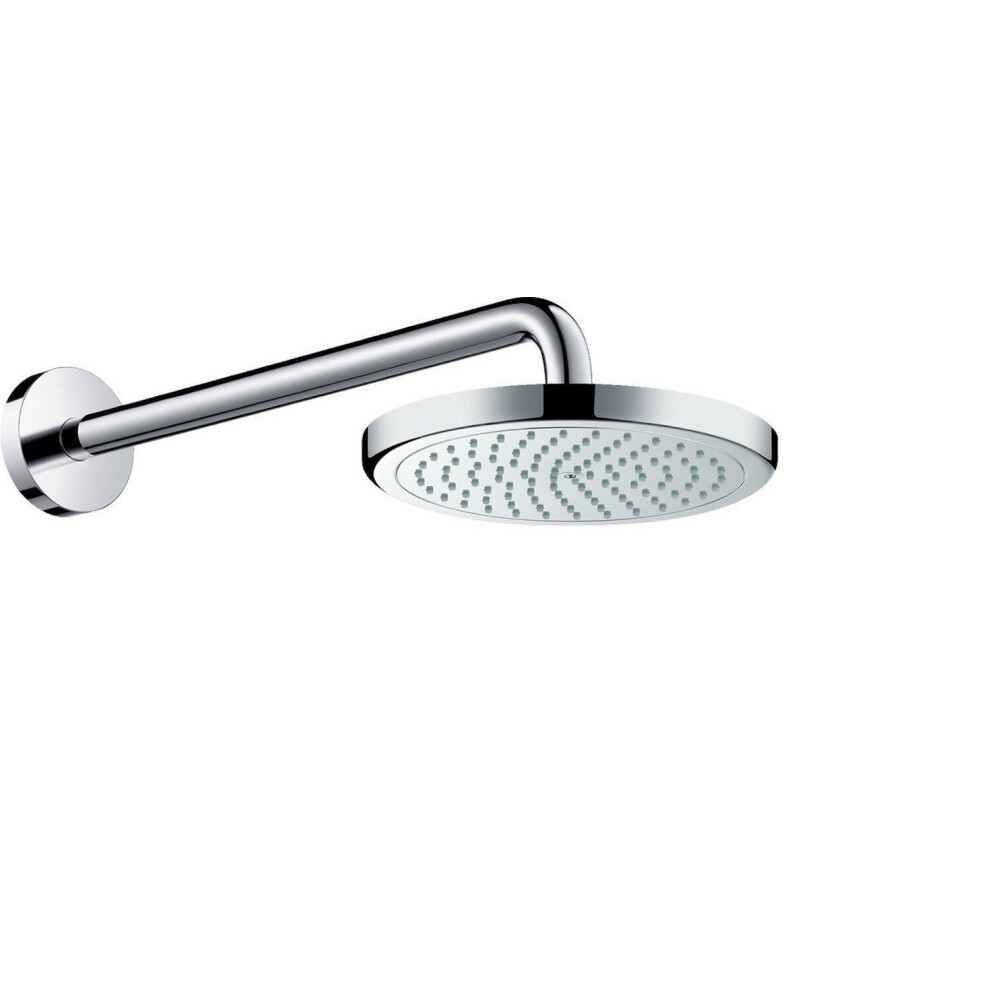 hansgrohe Croma Eco Bathroom Shower Drencher Head 220 Wall Mounted Chrome Round