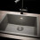 Reginox Amsterdam 40 Integrated Single Bowl Granite Kitchen Sink Grey Silvery 2
