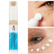 No7 Hydraluminous Concealer - Schatten 7 - Vollbeschichtung unter Augen Concealer fr dunkle Ringe mit Koffein & Ceramiden - Feuchtigkeitsfeuchte