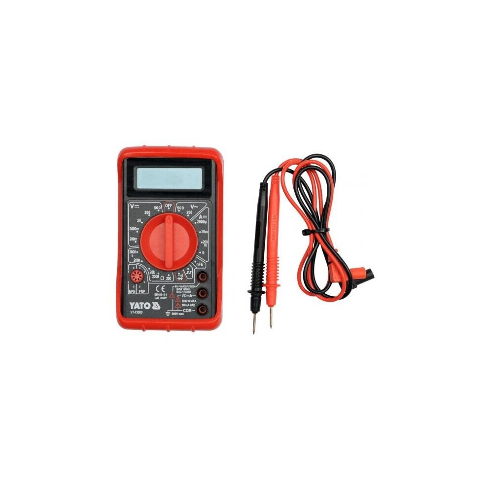 Yato Yt-73080, Electrical Digital Universal Multimeter 5906083730801