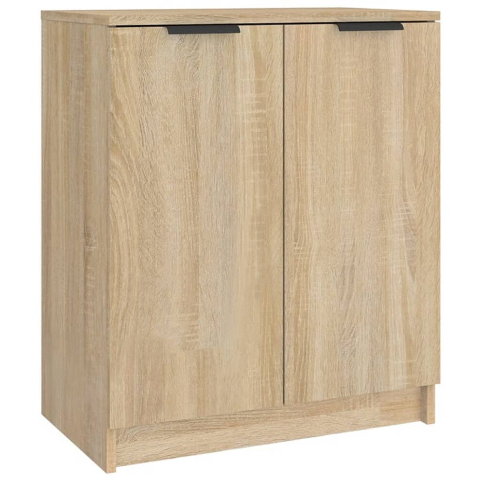 Vidaxl (Sonoma Oak) Shoe Cabinet Engineered Wood Hall Shoe Holder Cupboard Organiser Shelf