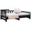 VidaXL (black, 80 x 200 cm) vidaXL Solid Wood Pine Pull-out Day Bed Wooden Sofa Bed Multi Colours/Sizes 6