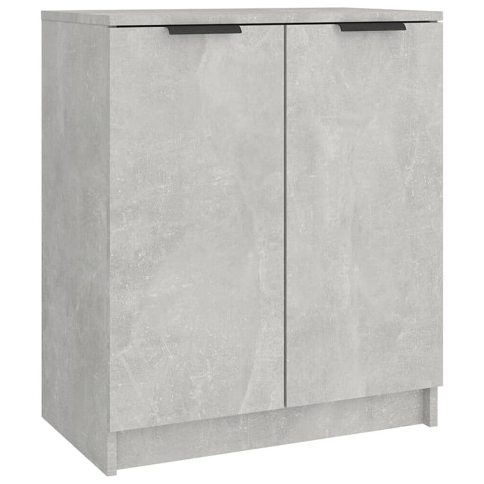 Vidaxl (Concrete Grey) Shoe Cabinet Engineered Wood Hall Shoe Holder Cupboard Organiser Shelf
