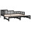 VidaXL (black, 80 x 200 cm) vidaXL Solid Wood Pine Pull-out Day Bed Wooden Sofa Bed Multi Colours/Sizes 7