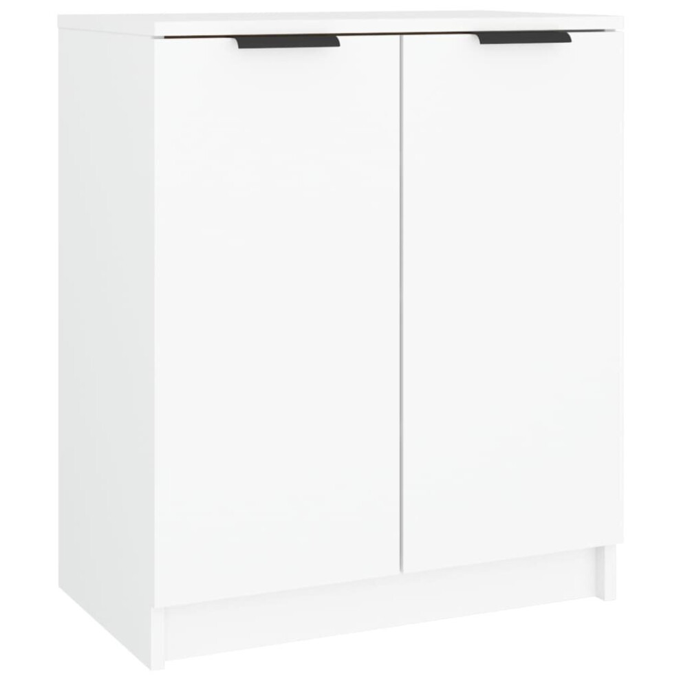 Vidaxl (White) Shoe Cabinet Engineered Wood Hall Shoe Holder Cupboard Organiser Shelf