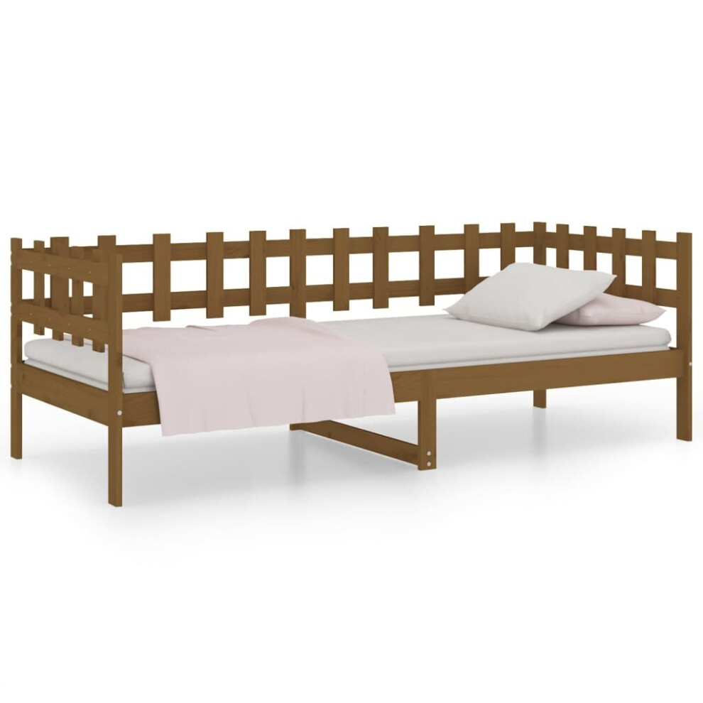 (honey brown, 90 x 200 cm) vidaXL Solid Wood Pine Day Bed Sleepover Occasional Bed Multi Colours/Sizes