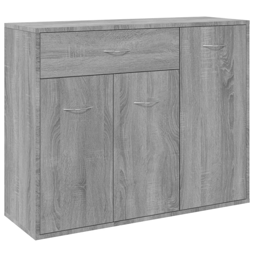Vidaxl (Grey Sonoma) Sideboard Storage Drawer Side Cabinet Engineered Wood Multi Colours