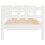 VidaXL (white, 80 x 200 cm) vidaXL Solid Wood Pine Day Bed Sleepover Occasional Bed Multi Colours/Sizes 7