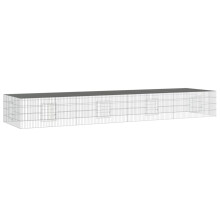 (433 x 109 x 54 cm) vidaXL Rabbit Cage Galvanised Iron Rabbit Enclosure Animal Cage Multi Sizes