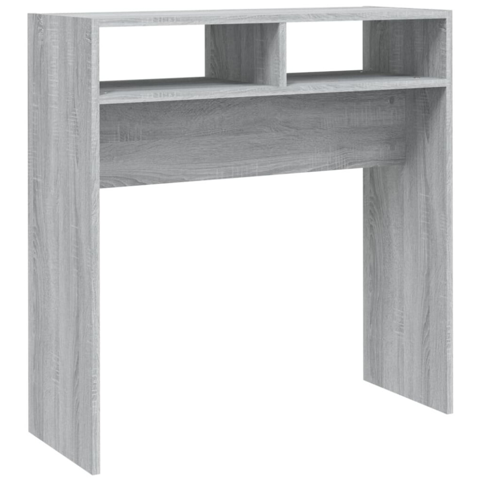 (grey sonoma) vidaXL Console Table Engineered Wood Accent Couch End Side Table Multi Colours