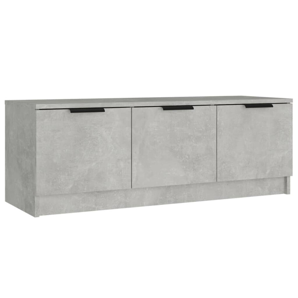 Vidaxl (Concrete ) Tv Cabinet Entertainment Centre Tv Unit Media Cabinet Engineered Wood Grey