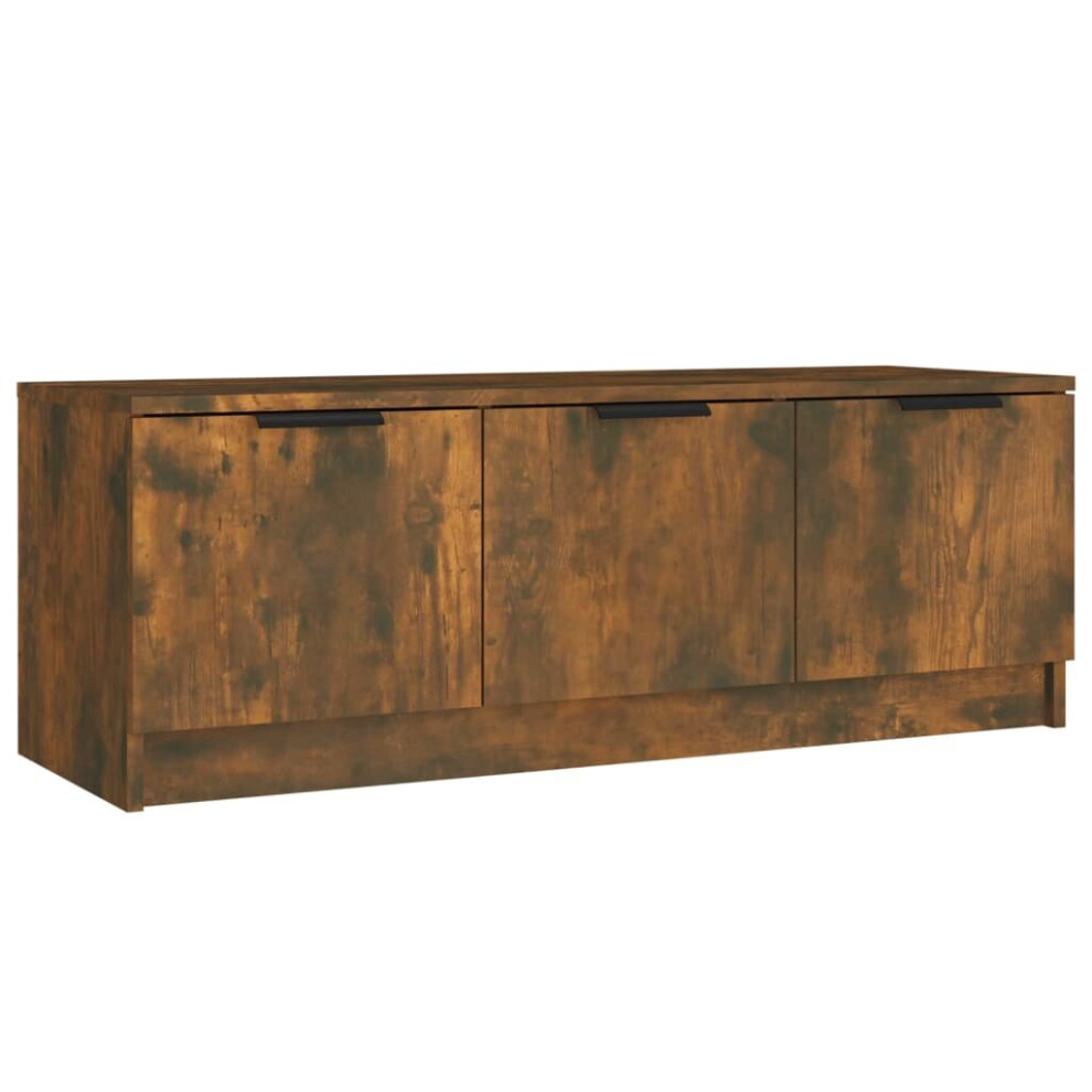 Vidaxl (Smoked Oak) Tv Cabinet Entertainment Centre Tv Unit Media Cabinet Engineered Wood