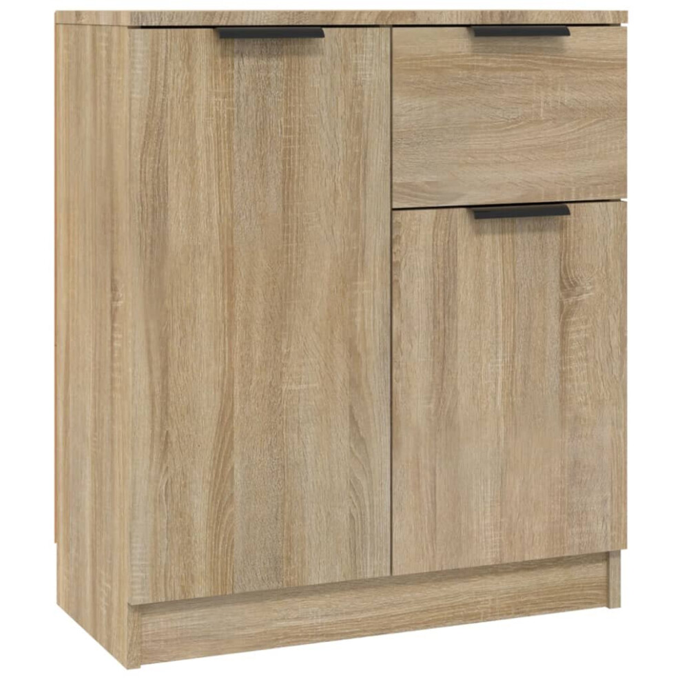 Vidaxl (Sonoma Oak, 218) Sideboard Cabinet Home Organiser Cupboard Side Cabinet Engineered Wood