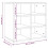 VidaXL vidaXL Schuhregale 2 Stk. Weiß 52,5x30x50 cm 2