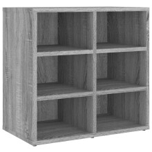 (grey sonoma, 1) vidaXL Shoe Cabinet Hallway Wall Mounted Shoe Storage Rack Shelf Cupboard
