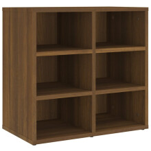 (brown oak, 1) vidaXL Shoe Cabinet Hallway Wall Mounted Shoe Storage Rack Shelf Cupboard