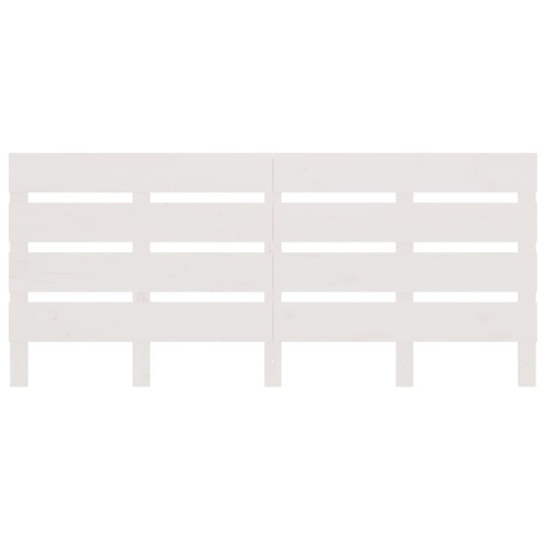VidaXL (white, 200 x 3 x 80 cm) vidaXL Headboard Bedroom Bed Headboard Decorative Bed Header Solid Wood Pine 1